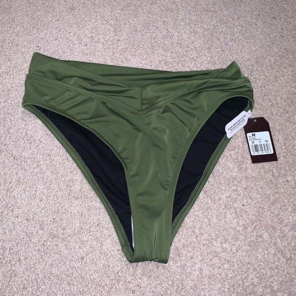Bikini Bottoms - Banded Brief - Sea Angel Green